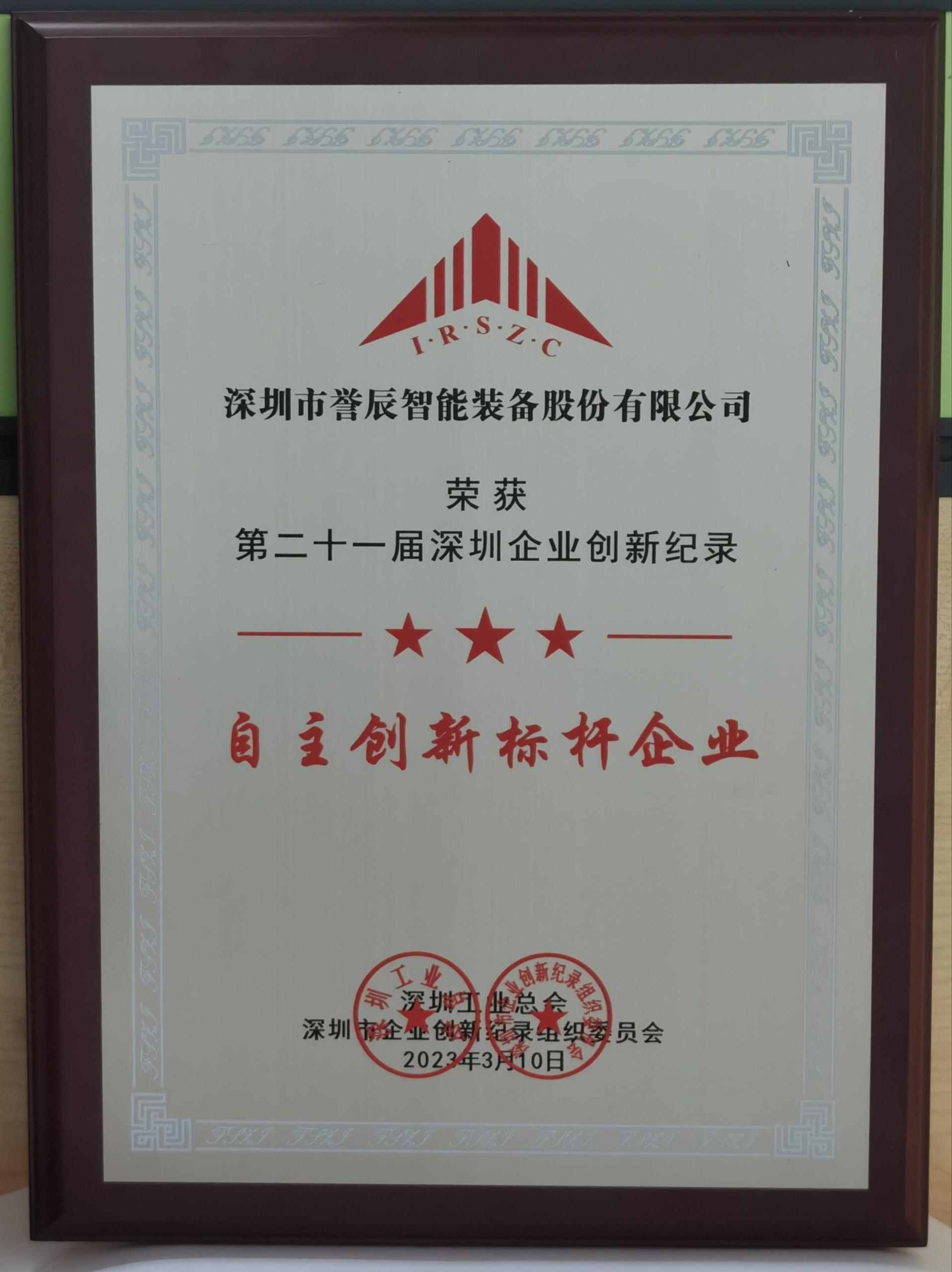 自主創(chuàng  )新標桿企業(yè)